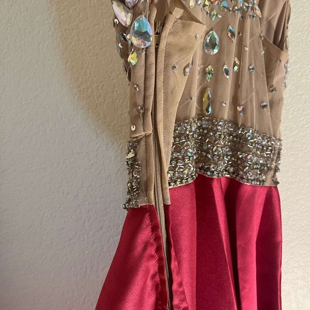 Elegant Pink Prom Dress - Picture 10 of 11